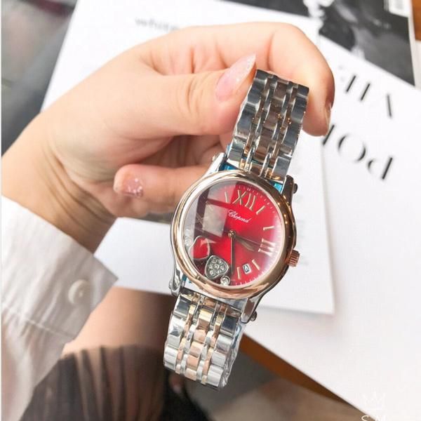 

steel band watches ladies elegant fashion quartz watch fashion girl gift watch sports waterproof watches montre de luxe, Slivery;brown