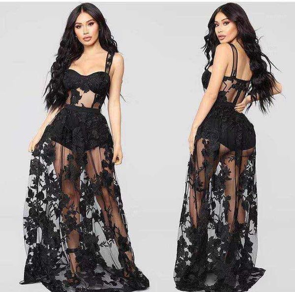 

long black dress celebrity strap lace night club bodycon party women dress1, Black;gray