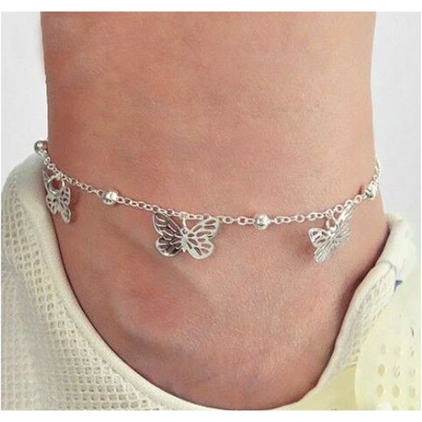 

51785 горячая распродажа обувь, выдолбленная бабочка подвесной обувь цепь женские дизайнерские аксессуары 51785 hot bbyvrc bdehome, Silver