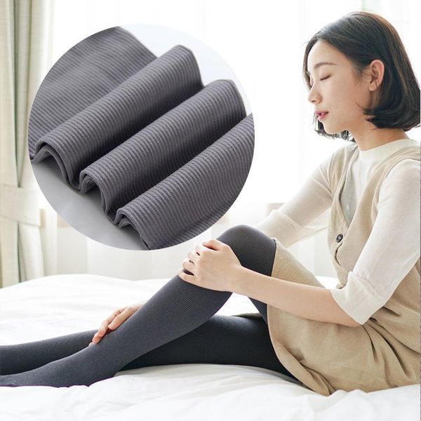 

new spring tights women winter stripe pantyhose women velvet hosiery solid color collants femme silk stockings for woman tights1, Black;white