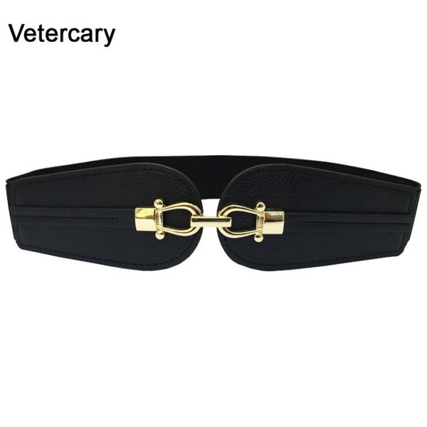 

new design waist cummerbunds for women elastic waistbands red belt for dress gold buckle wide waistband fashion lady coat belts, Black;brown
