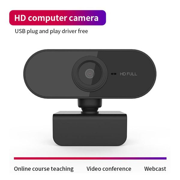 

hd 1080p web camera mini computer pc webcam with microphone live broadcast rotatable cameras for video calling conference work