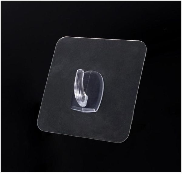 

1pcs anti-skid hooks strong self adhesive wall hangers & storage hooks hanging bathroom creative hooks rails kitchen sil jllelp