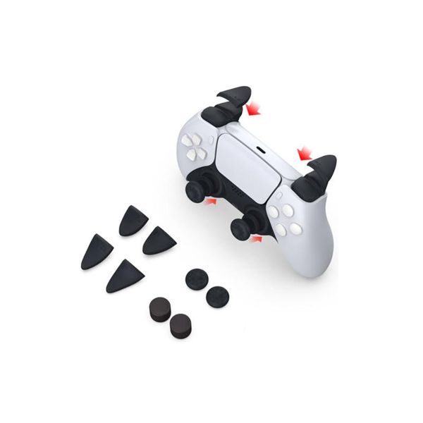 

gamepad shell non-slip case protective 5 joystick rocker caps cap thumb grip