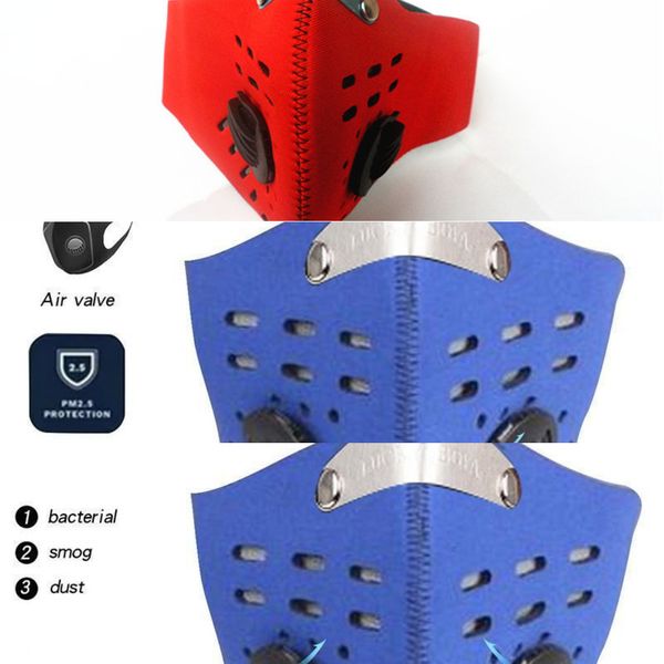 

reusable with riding breathable valve face mask cycling outdoor anti dust pm2.5 filter pr jfyc 1c8d4