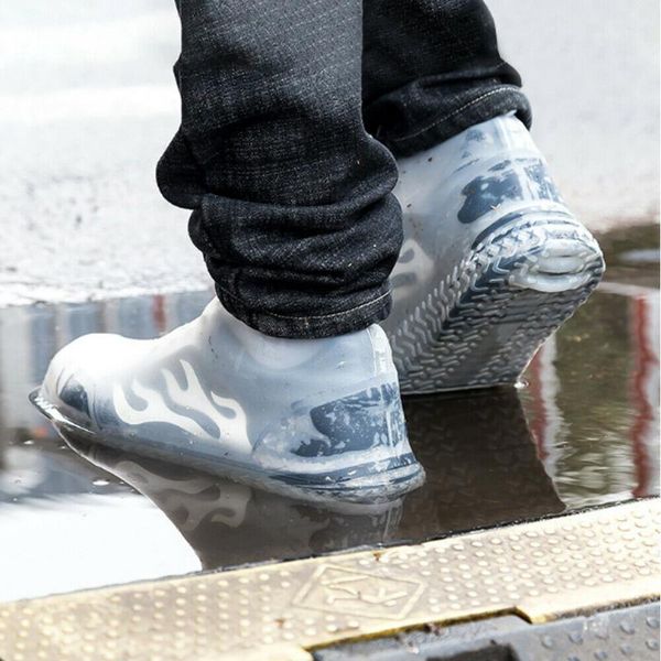 

rain covers reusable shoe waterproof silicone outdoor protectors overshoes1