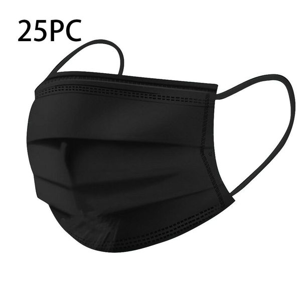 

25pc черный одноразовая маска для лица женщины halloween cosplay маска шарф лицом маски mondmasker mascarilla desechable masque bbyjvm hotcl