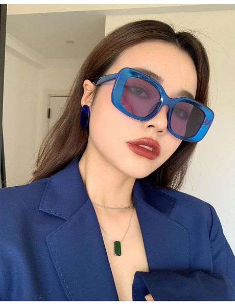 

sunglasses 2021 square retro women vintage eyewear luxury eyeglasses for womenmen mirror feminino uv400 uv40, White;black