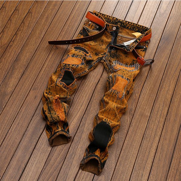 

2020 new desing male straight jeans vintage plus size 28-42 snsy, Blue