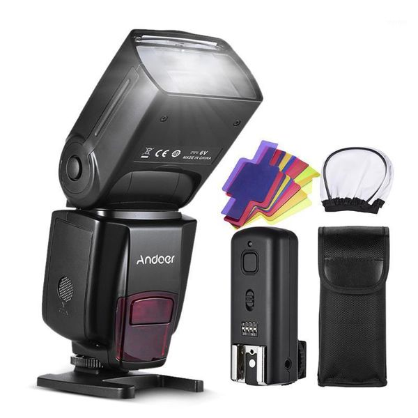

andoer ad560 iv pro 2.4g wireless universal camera speedlite flash for // dslr with flash trigger color filters1