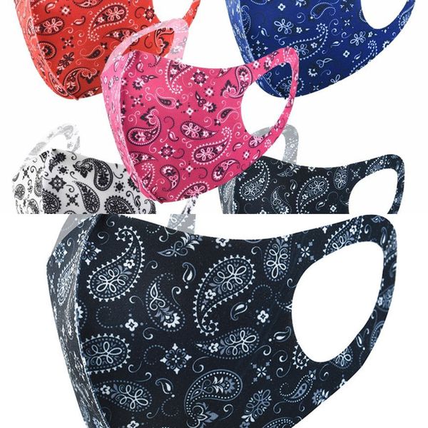

us13iu mask fashion face masks black red printed cartoon camo ice silk facemask sunscreen spring summer dustproof anti dust n