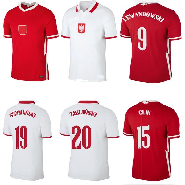 

lewandowski 2020 2021 polonia soccer jerseyhome прочь красный белый milik pol lewandowski piszczek и трикотажные футболки, Black;yellow