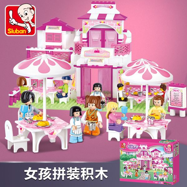 

little luban building block series wedding girls puzzle intelligence assembly toys brain 10 princess 7 years old 9