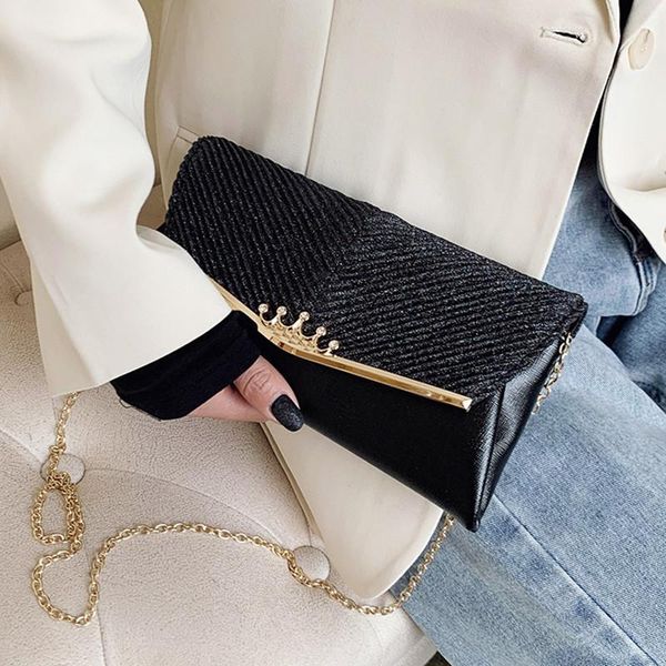 

evening bags brand clutch bag women's 2021 style sequined shoulder/crossbody elegant envelope mini
