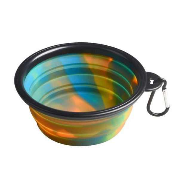 

camouflage pet bowl sile collapsible folding puppy bowl with carabiner portable pet dog bowl for outdoor travel fo jllwdx mx_home