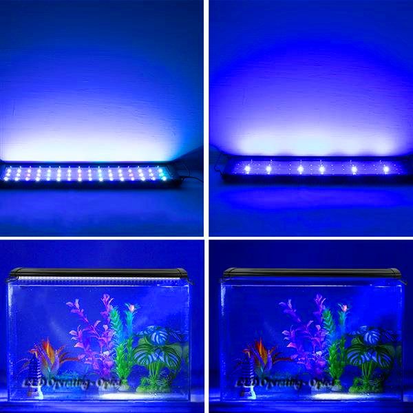 

discount 18w 66led full spectrum sea coral lamp light 35.43inch black long-lasting brightness (suitable for 35.43-43.3inch long aquarium)