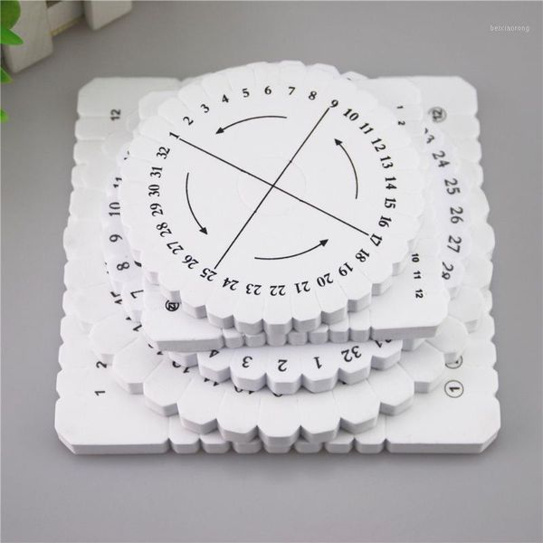 

1pcs round square plate jade macrame kumihimo disc braided cord string diy bracelet handmade schijf diskmaterials tools ds5-p1, Black