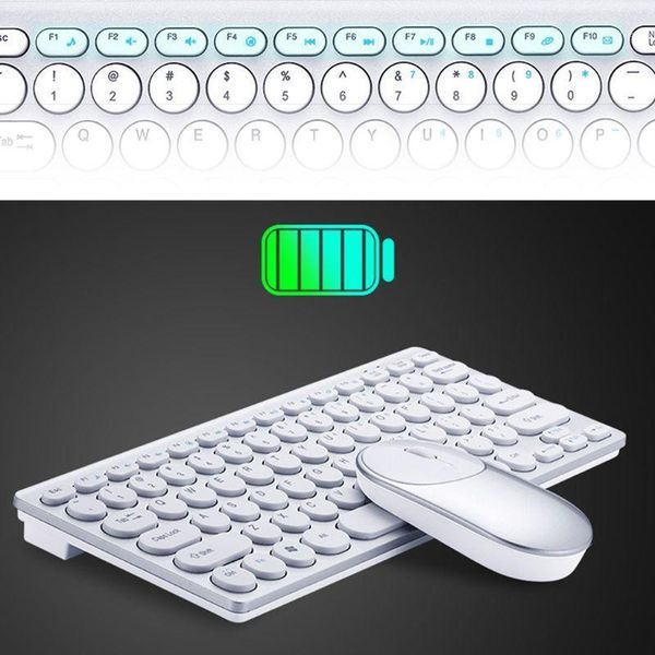 

1set 2.4g wireless keyboard mouse mini silent keypad mice for notebook lappc1