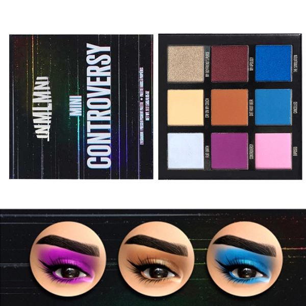 

new makeup 9 color eyeshadow pearl light powder eye shadow small disk waterproof eyeshadow
