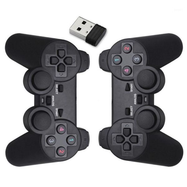 

usb wireless double handle game controller joystick vibration gamepad for pc b85b1