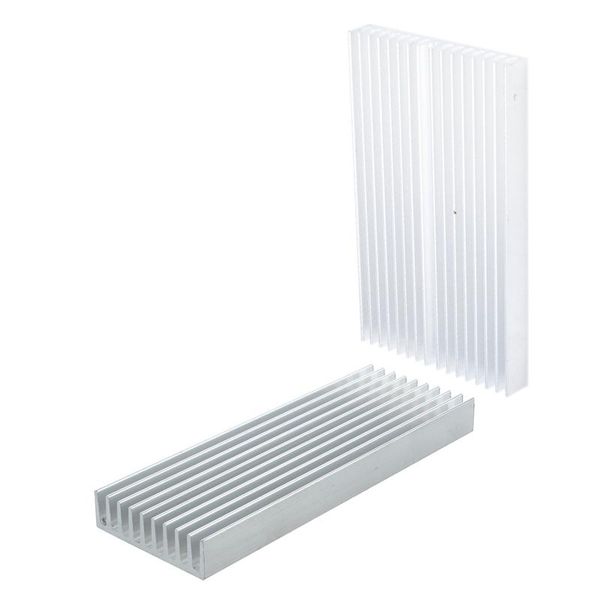

2 pcs accessories: 1 pcs heat sink aluminum ic mosfet scr component & 1 aluminum cooler radiator heat sink heatsink