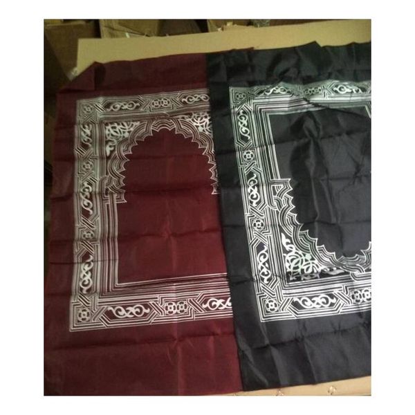 

300pcs islamic travel pocket prayer mat with compass muslim praying floor rug foldable mats carpets 4 colors wmtqkp dh_seller2010
