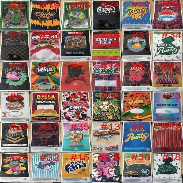 

whole lotta runtz danger jokes up zmoothie strawberry mochi neros gas factory rolling loud smell proof packaging mylar bag dry herb f wmtgod