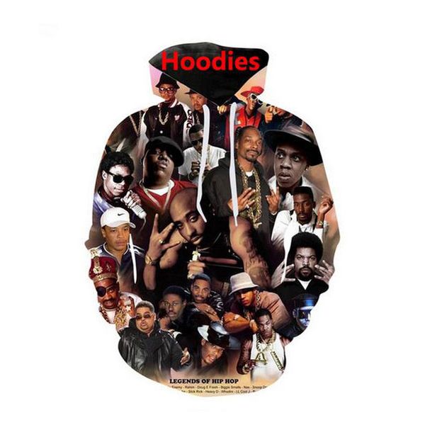 

tupac 2pac hipop hop rap 3d все на размещение сускуски утолщение женщины мужчины ay26, Black