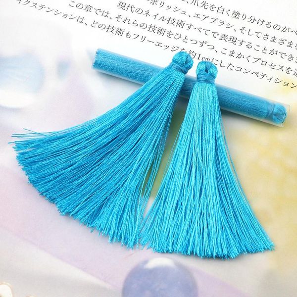 

10pcs handmade 65mm long thick big tassels 100 rayon silk tassel for diy accessories jewelry findings earring accessories h sqcsls