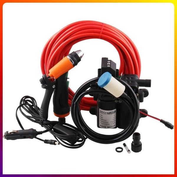 

12v portable high pressure washdown deck pump 100w self-priming quick car cleaning wash pump electrical washer kit
