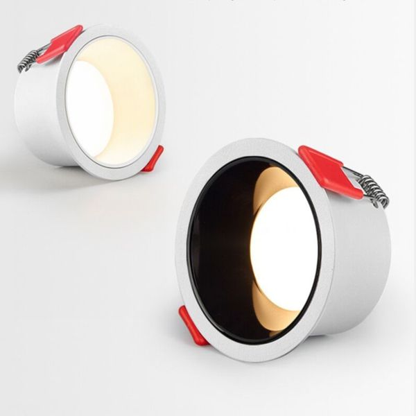 

for background wall ceiling downlight lamp , deep glow led cob recessed downlight 7w 12w 15w round white ceiling spot lights khy-d41