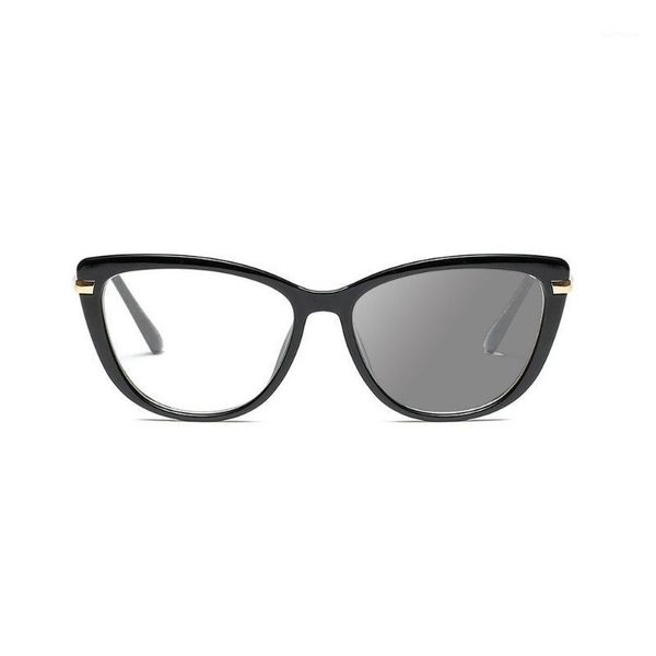 

2020 myopia sunglasses pchromic finished women myopia eyeglasses frame prescription lens glasses eyewear nx1, White;black