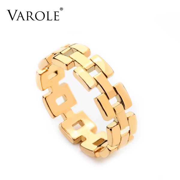 

varole punk hollow ring gold color lady finger rings for women minimalist fashion jewelry anillos dropshipping