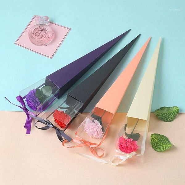 

decorative flowers & wreaths 1pc artificial soap flower with gift box carnation for party mother's day home decoration1