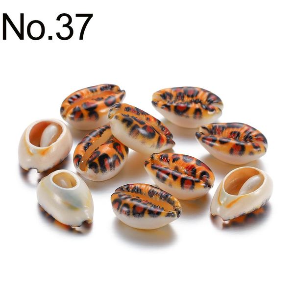 

10 шт. / лот красочные печатные раковина натуральные морские раковины coquillage для diy браслет ювелирные изделия изготовление товаров выво