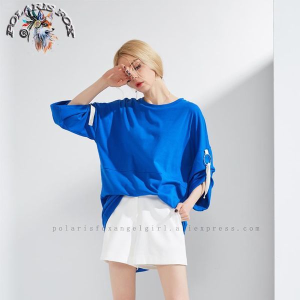 

women's blouses & shirts 2021 summer cotton blouse women loose personal style solid tee shirt female long sleeve tees o-neck casual wom, White