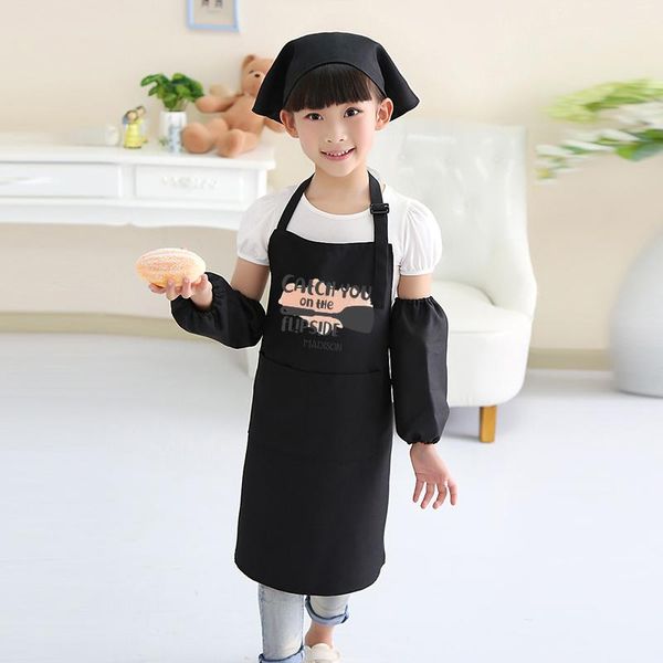 

aprons children's fashion painting clothes anti-fouling kindergarten men and women baby art dinner baking apron logo print