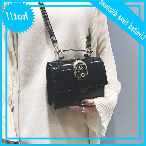 

korean fashion square women's simple pliers small bag summer 2019 new versatile portable single shoulder