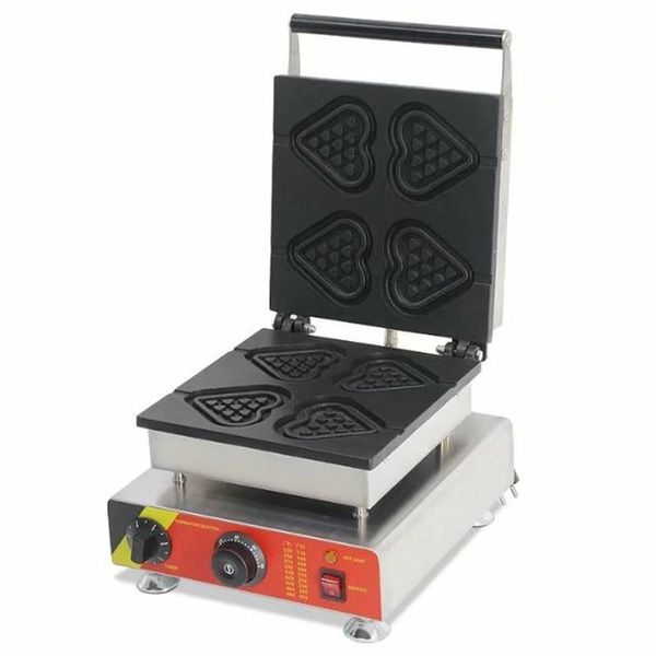 

heart shaped electric commercial use waffle maker machine