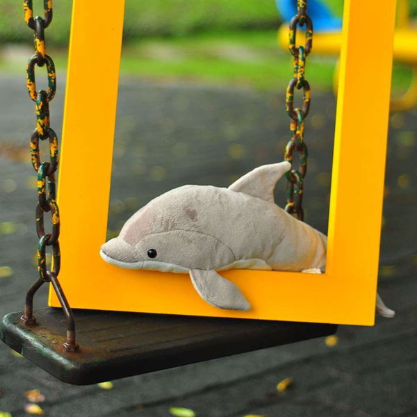 

plush play sea toy dongguan 16in dolphin world animal simulation doll jbeq