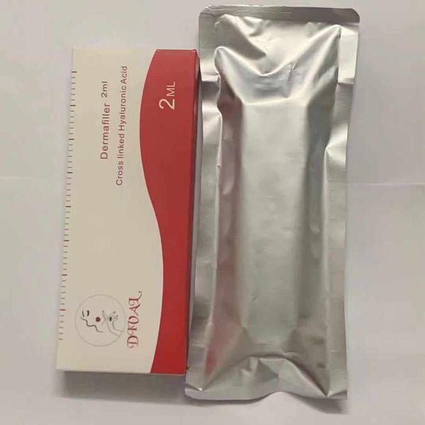 

2ml lip filler for multi-functional beauty equipment cross linked natural gel hyaluron pen dermal filler for face lips lift breast, Black;white