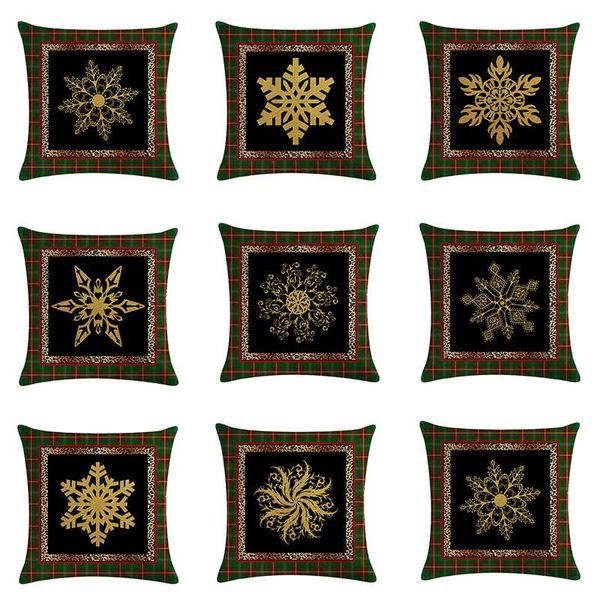 

cushion/decorative pillow merry christmas cushion cover nordic plaid snowflake decorations home navidad decor happy year xmas l906