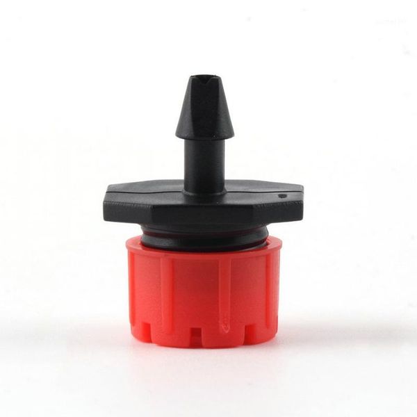 

50pcs / lot adjustable garden irrigation misting micro flow dripper head drip system on 1/4" barb watering new arrival1