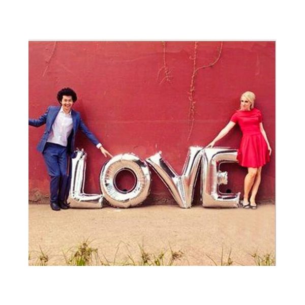 

new design 40" a - z full alphabet air balloon party wedding decoration mylar foil balloon la jllhtw sinabag