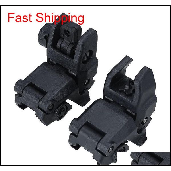 

new 20mm rail flip backup sights tactical folding front rear flip backup sights buis set 2 pcs new 6kelt