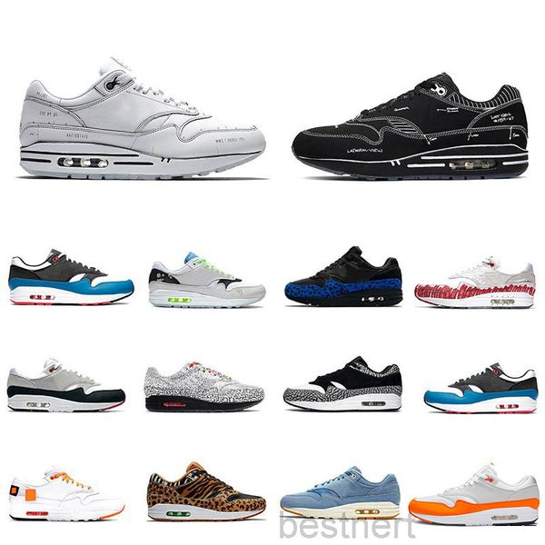 

amsterdam 87 anniversary air 1 london piet parra casual shoes evergreen aura premium lunar 1s deluxe watermelon react element sneakers jk5g, Black