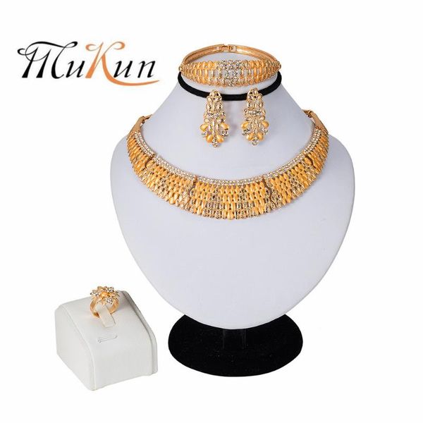 

mukun 2020 new ethiopian round jewelry set gold color necklaces earrings bangle ring habesha jewelry eritrean wedding, Silver