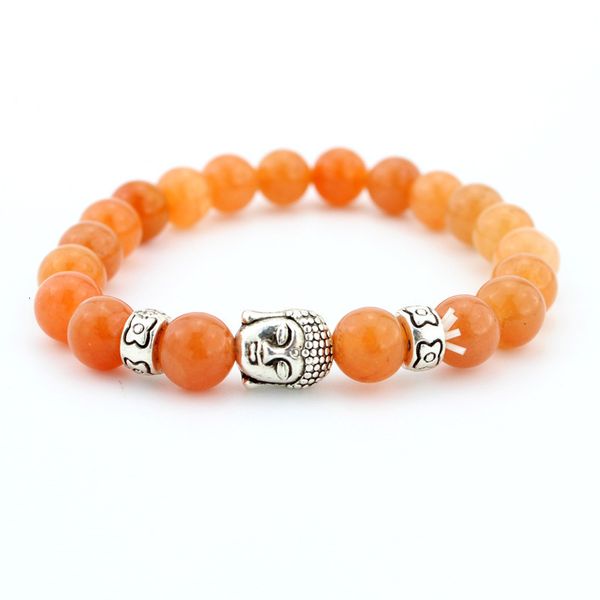 

for fashion jewelry individuality buddha bracelet head beaded women or men bracelets, Black