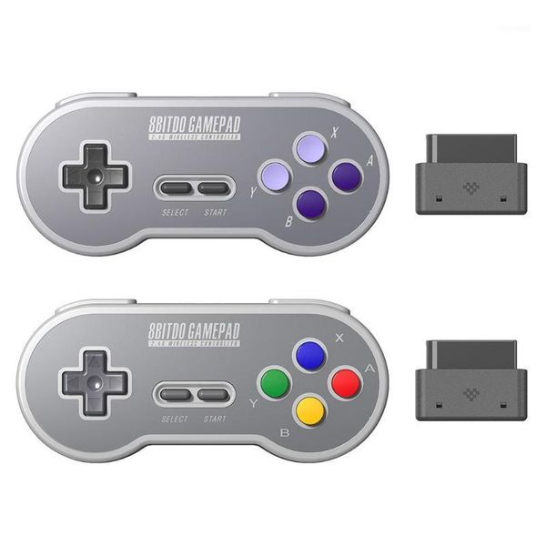 

8bitdo sn30 2.4g wireless gamepad controller for original snes/s fc sn edition nes1