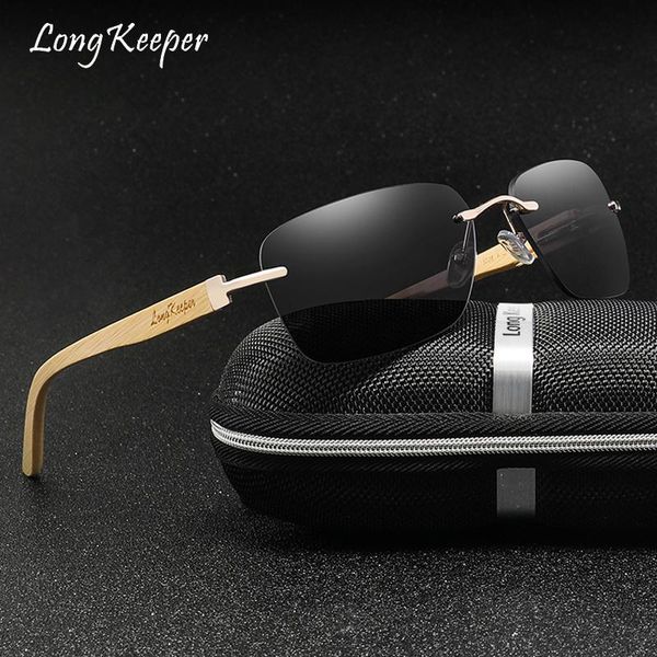 

sunglasses 2021 vintage rimless bamboo men wooden sun glasses with logo design retro shades for women uv400 goggle, White;black